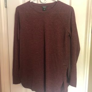 Roots maroon long sleeve